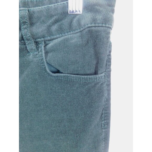 LOFT Curvy Skinny Corduroy Pants Dark Teal Stretch 5-Pocket 4/27 Wicca Vibe - Picture 5 of 12